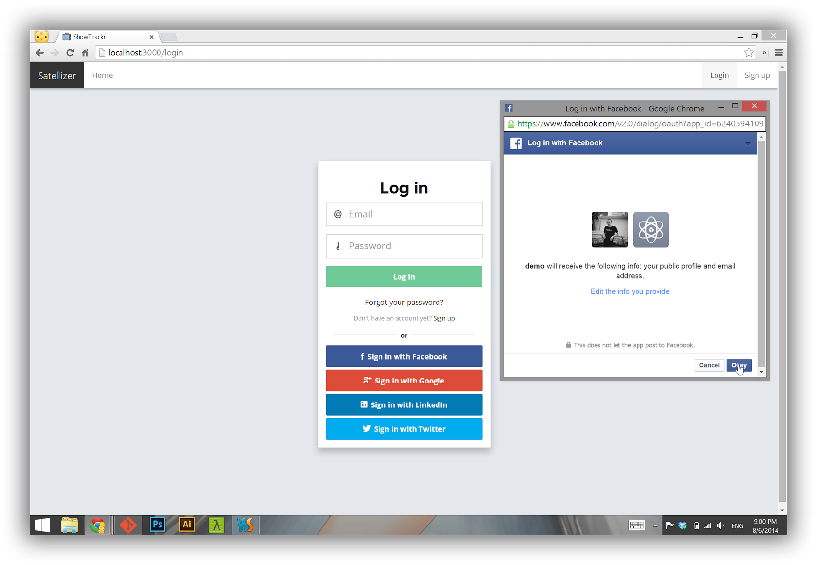 Facebook com dialog oauth