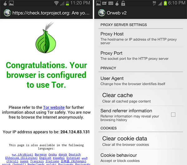 Orfox tor browser for android что это hyrda вход мульты про коноплю