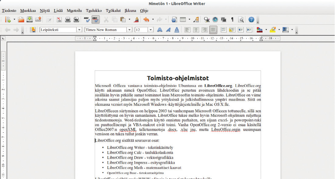 его open source конкурент — LibreOffice