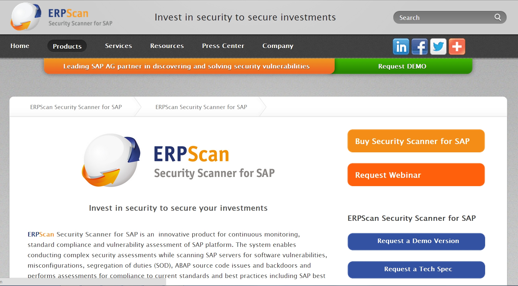 ERPScan — наш сканер безопасности SAP