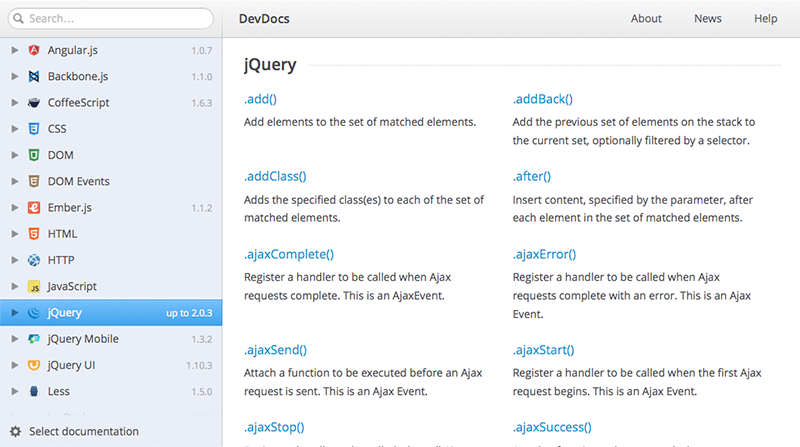 Devdocs io. Devdocs logo. Scope Manifest json devdocs.