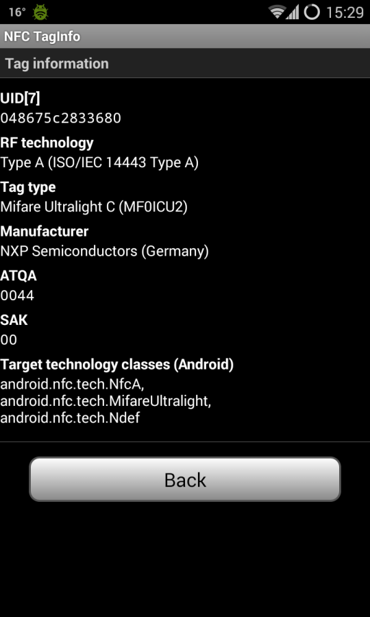 Читаем NFC-тег