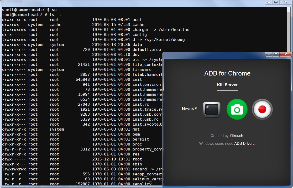 ADB for Chrome