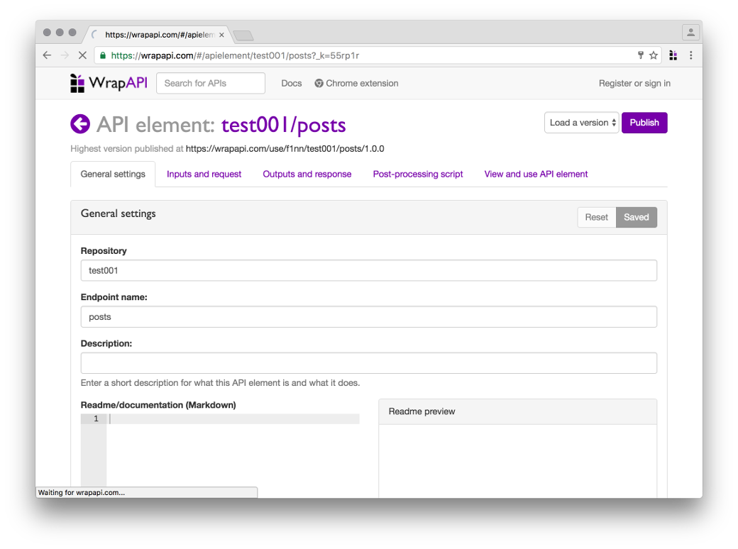 Работа по api не для браузера