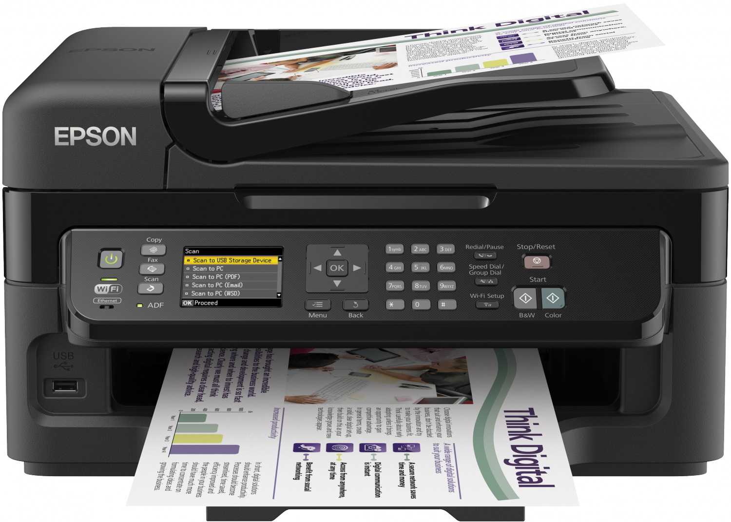 Как сканировать на мфу epson rx610