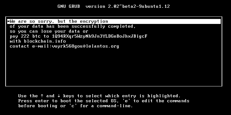 Малварь KillDisk теперь атакует Linux-машины, но платить выкуп бесполезно