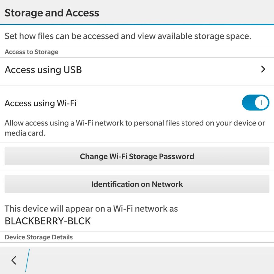 Настройка доступа к памяти телефона по Wi-Fi