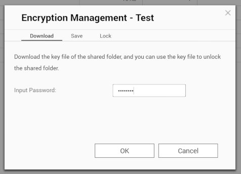 Шифрование QNAP