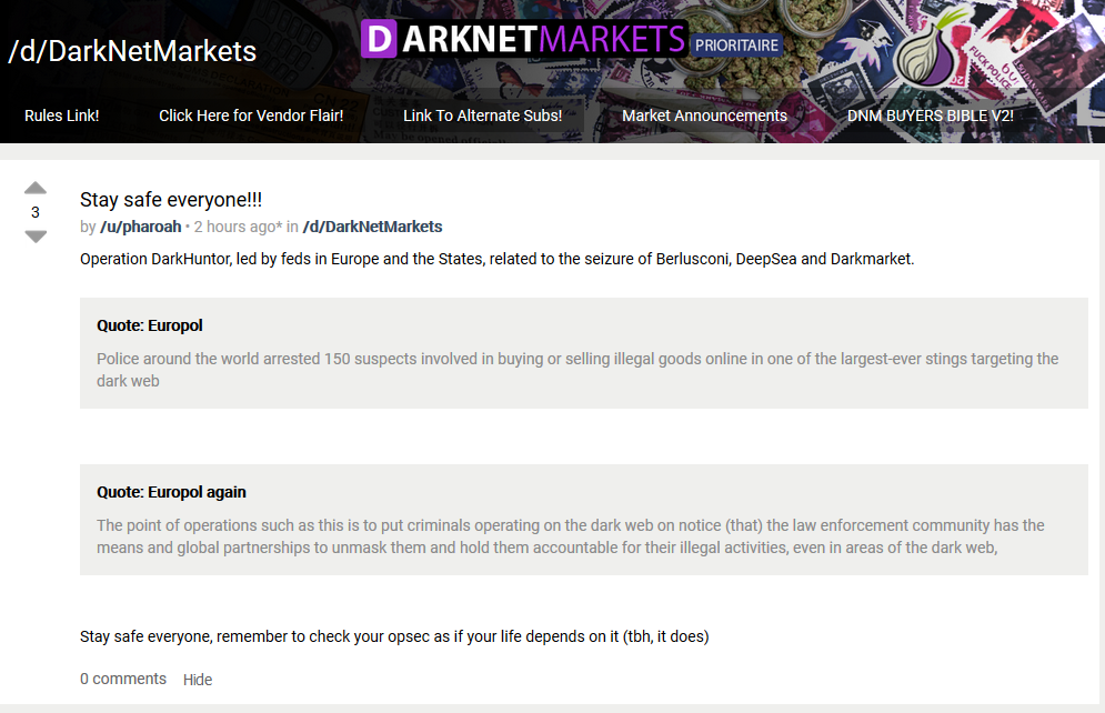 Darknet markets