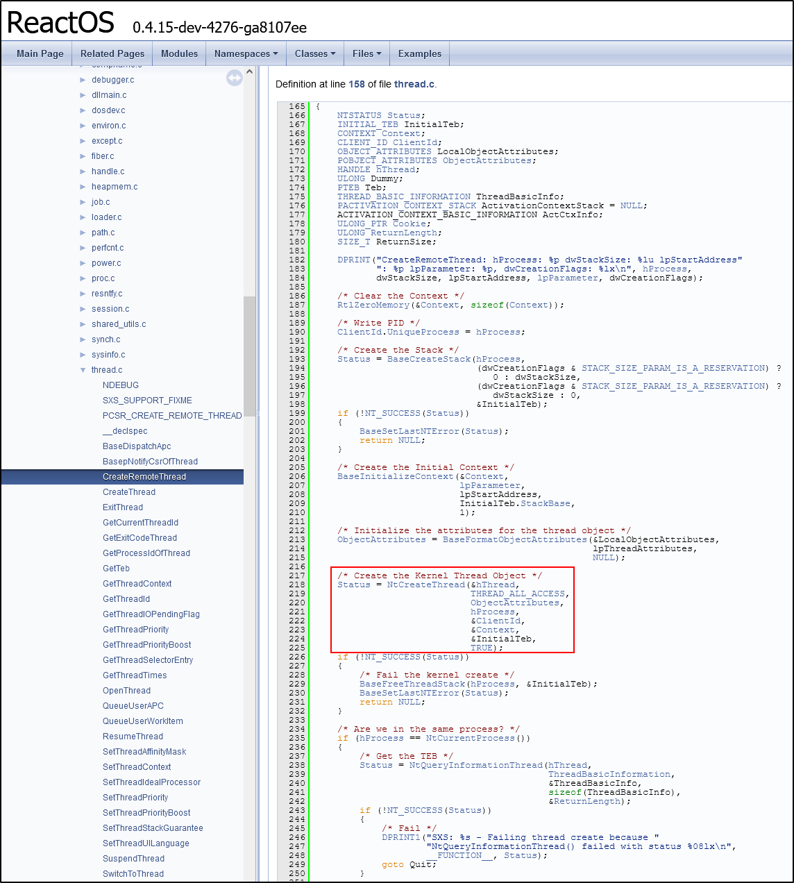 Staring blankly at ReactOS source code