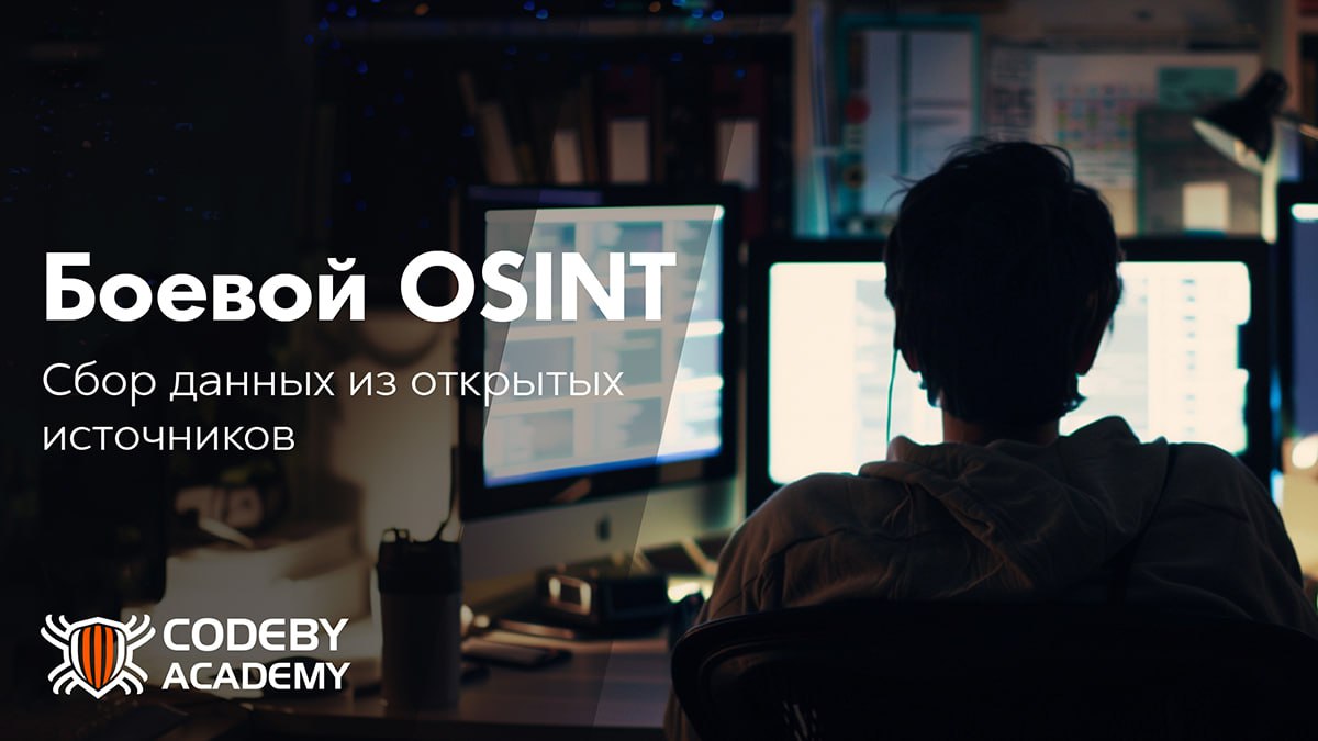 В Академии Кодебай стартует курс «Боевой OSINT»