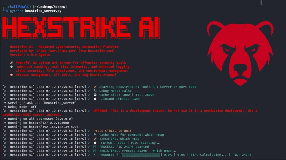 Хакеры применяют ИИ-инструмент HexStrike AI для эксплуатации свежих уязвимостей